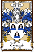 Scottish Coat of Arms Bookplate for Chirnside