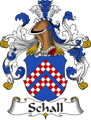 German Wappen Coat of Arms for Schall
