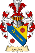 v.23 Coat of Family Arms from Germany for Gabler