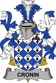 Irish Coat of Arms for Cronin or O'Cronin