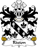 Welsh Coat of Arms for Rixton (of Conwy)
