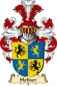 v.23 Coat of Family Arms from Germany for Hefner