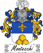 Araldica Italiana Coat of arms used by the Italian family Montecchi