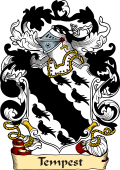English or Welsh Family Coat of Arms (v.23) for Tempest