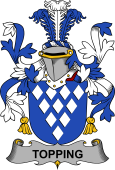 Irish Coat of Arms for Topping