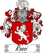 Araldica Italiana Coat of arms used by the Italian family Rossi