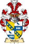 v.23 Coat of Family Arms from Germany for Weltzl