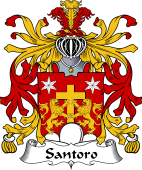 Italian Coat of Arms for Santoro