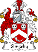 English Coat of Arms for the family Slingsby