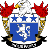 Coat of arms used by the Inglis family in the United States of America