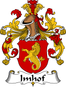 German Wappen Coat of Arms for Imhof