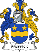 English Coat of Arms for the family Merrick