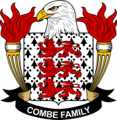 Coat of arms used by the Combe family in the United States of America