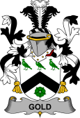 Irish Coat of Arms for Gold