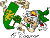 Sept (Clan) Coat of Arms from Ireland for O'Connor Sligo