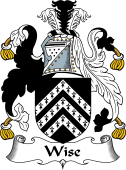 English Coat of Arms for the family Wise