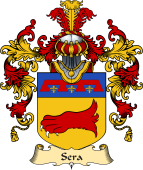 Italian Family Coat of Arms (v.25a) Sera