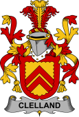 Irish Coat of Arms for Clelland or McClelland