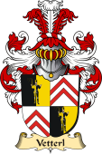 v.23 Coat of Family Arms from Germany for Vetterl