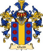 Italian Family Coat of Arms (v.25a) Ghetti