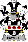 Irish Coat of Arms for Howlett or Hewlett