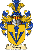 English Coat of Arms (v.23) for the family Sidney or Sydney