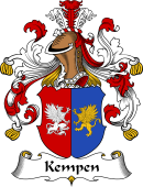 German Wappen Coat of Arms for Kempen (Von)