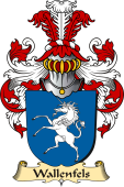 v.23 Coat of Family Arms from Germany for Wallenfels