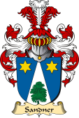 v.23 Coat of Family Arms from Germany for Sandner