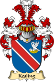 v.23 Coat of Family Arms from Germany for Kesling