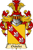 French Family Coat of Arms (v.23) for Châtelet