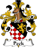 German Wappen Coat of Arms for Peck