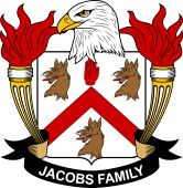 Coat of arms used by the Jacobs family in the United States of America
