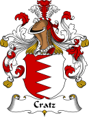 German Wappen Coat of Arms for Cratz