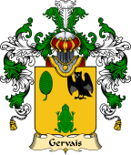 French Family Coat of Arms (v.25) Gervais