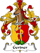 German Wappen Coat of Arms for Gertner