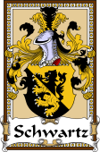 German Coat of Arms Wappen Bookplate  for Schwartz