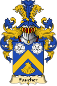 French Family Coat of Arms (v.23) for Faucher