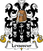 Coat of Arms from France for Levasseur (Vasseur le)