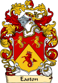 English or Welsh Family Coat of Arms (v.23) for Easton (or Eston Devonshire)