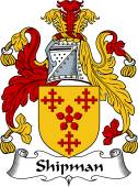 English Coat of Arms for Shipman or Shipham