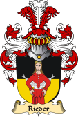 v.23 Coat of Family Arms from Germany for Rieder
