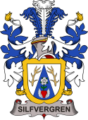 Swedish Coat of Arms for Silfvergren