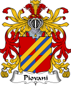 Italian Coat of Arms for Piovani