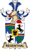 Republic of Austria Coat of Arms for Regenthal