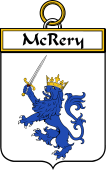 Irish Badge for McRery or McCrery
