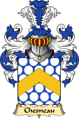 French Family Coat of Arms (v.23) for Chesneau