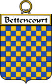 French Coat of Arms Badge for Bettencourt