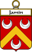 French Coat of Arms Badge for Jamin