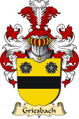 v.23 Coat of Family Arms from Germany for Griesbach